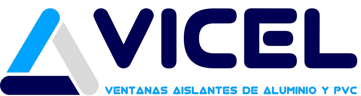 Logo aluminios vicel ventanas pvc